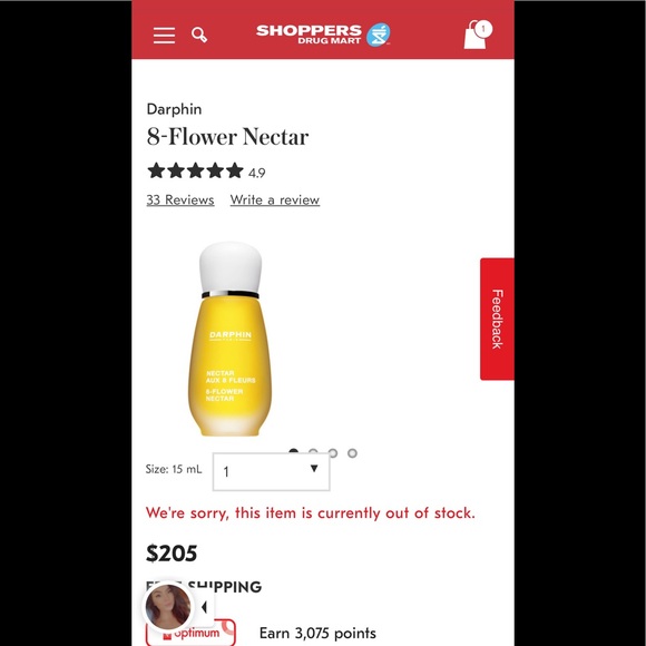 Darphin 8 flower nectar - Picture 1 of 3